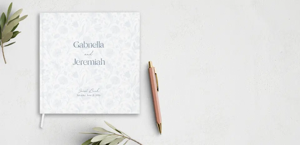Wedding Program Front