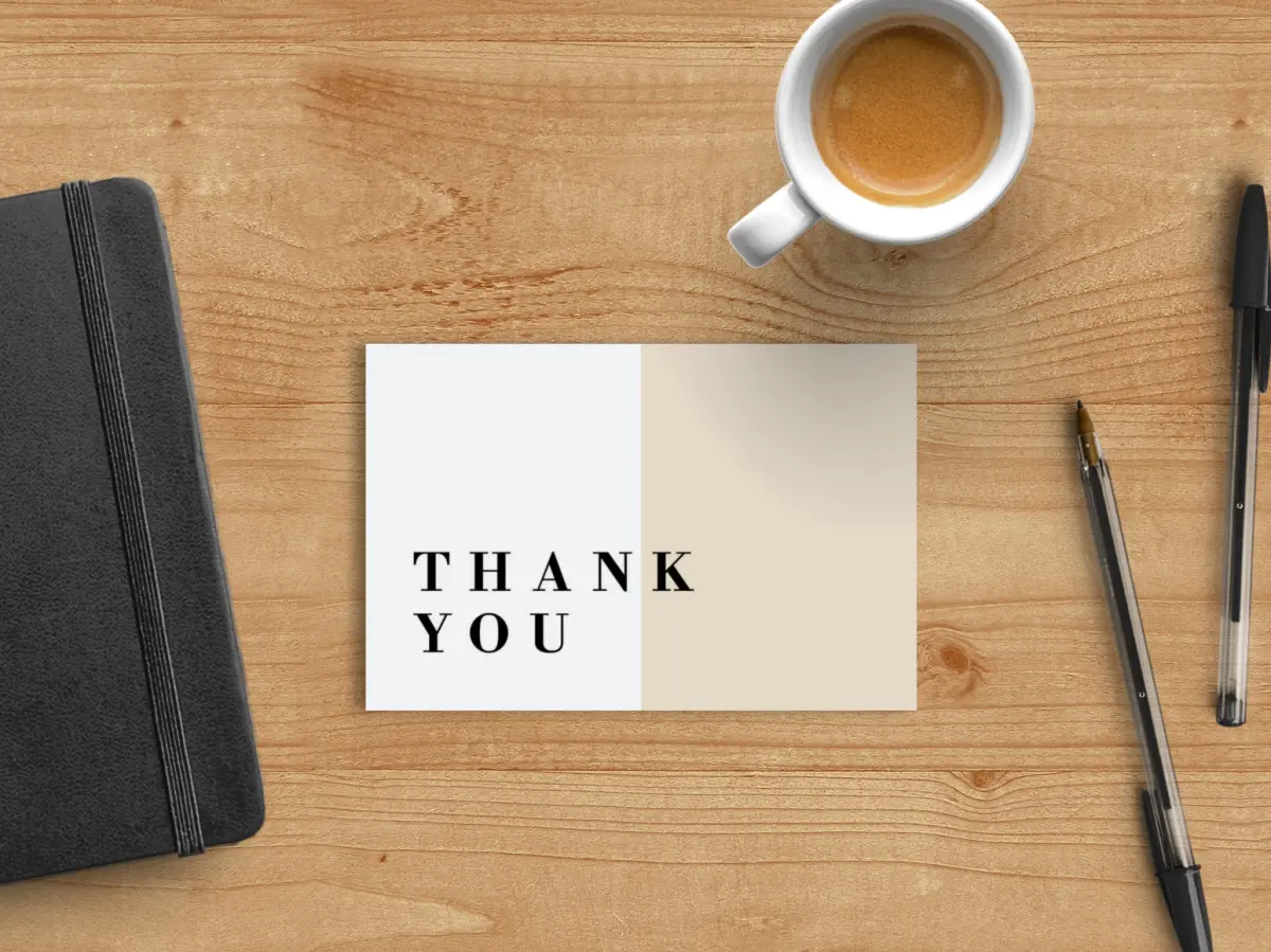 Large Thank You Cards