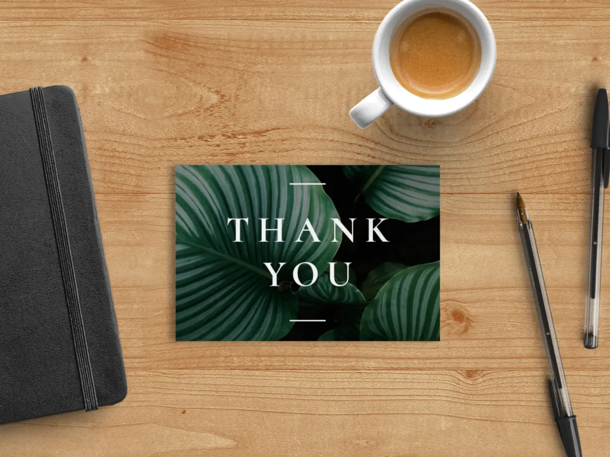 Large Thank You Cards