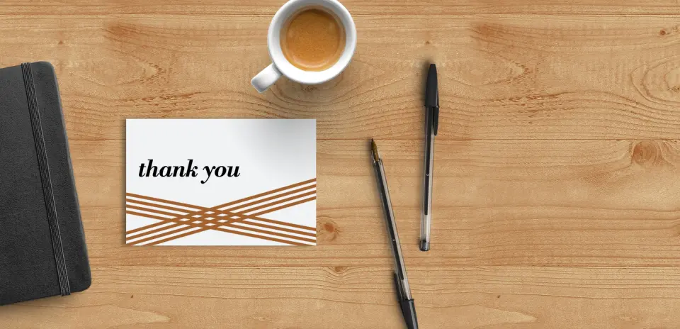 Large Thank You Cards
