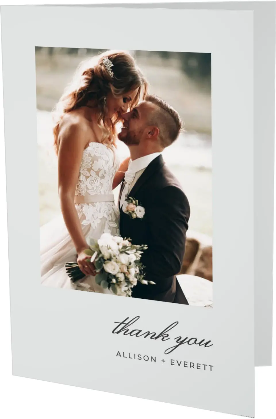 Initial Hush Thank You Cards