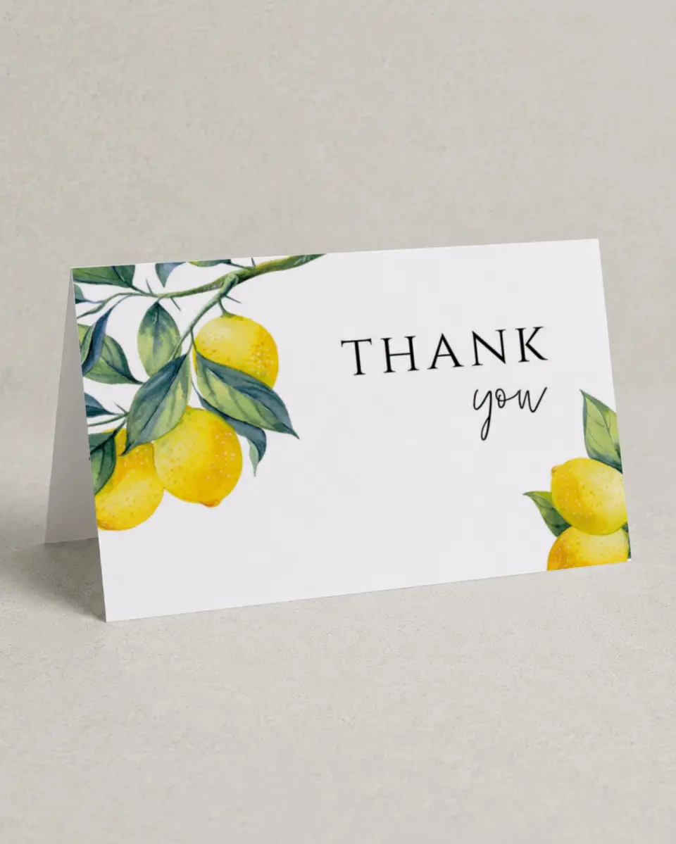 This is a 4" x 6" Folded Newlywed called Main Squeeze printed in full color on Premium Smooth paper