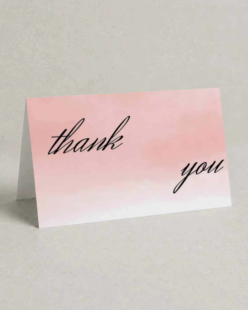This is a 4" x 6" Folded Newlywed called Virtual Celebration printed in full color on Premium Smooth paper