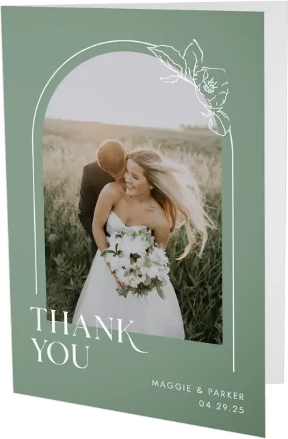 Blossoming Arch Thank You Cards