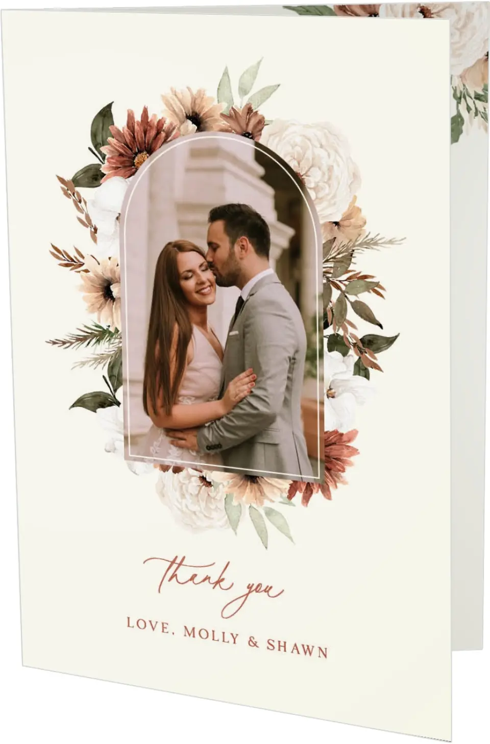 Autumn Blooms Thank You Cards