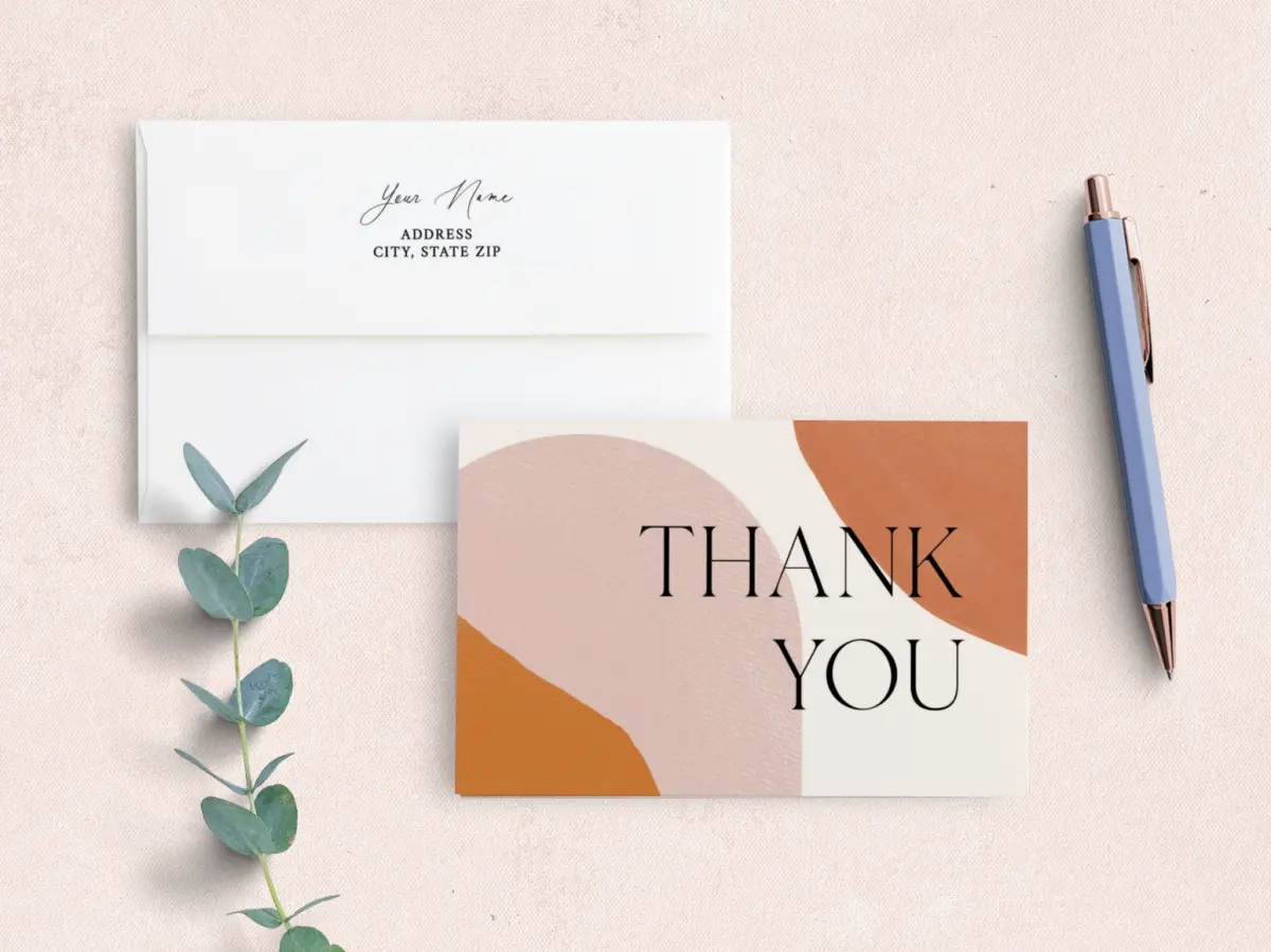 Front with Envelope Design