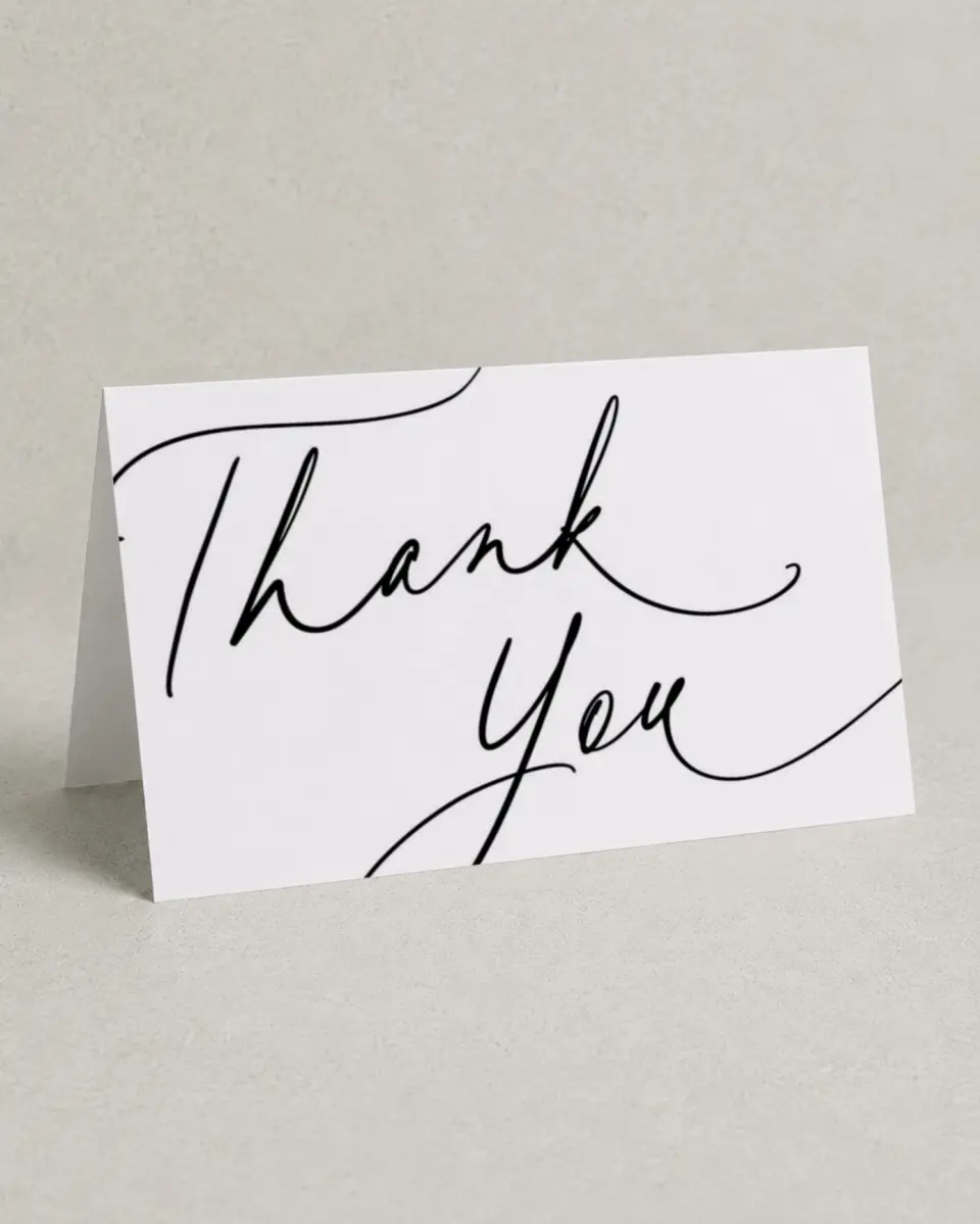 This is a 4" x 6" Folded Personal Stationery called Dreamy Designs printed in full color on Premium Smooth paper