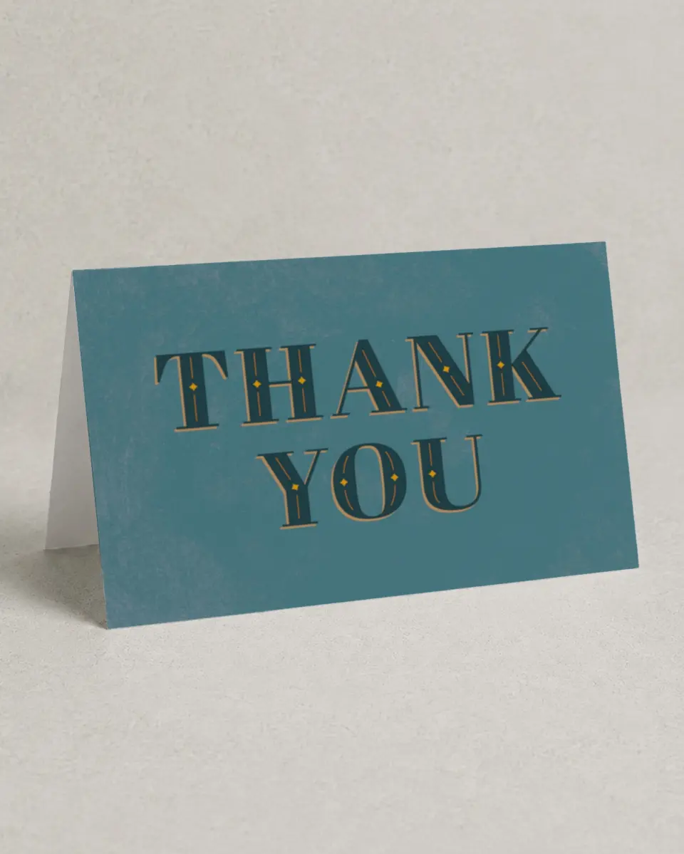 This is a 4" x 6" Folded Personal Stationery called Joyful Jots printed in full color on Premium Smooth paper