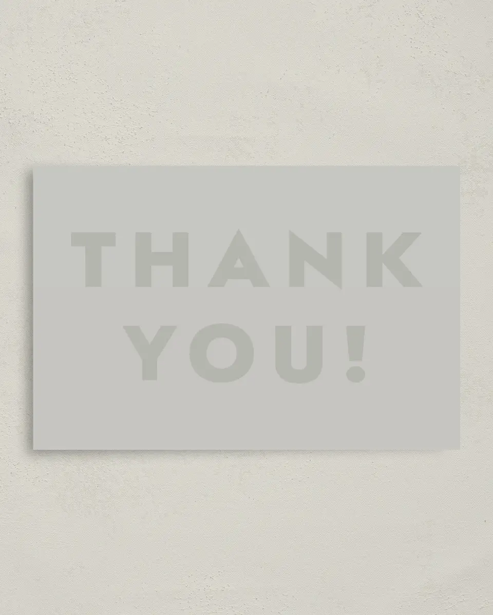 This is a 4" x 6" Folded Graduation Thank You Card called Celebrating the Grad printed in full color on Premium Smooth paper