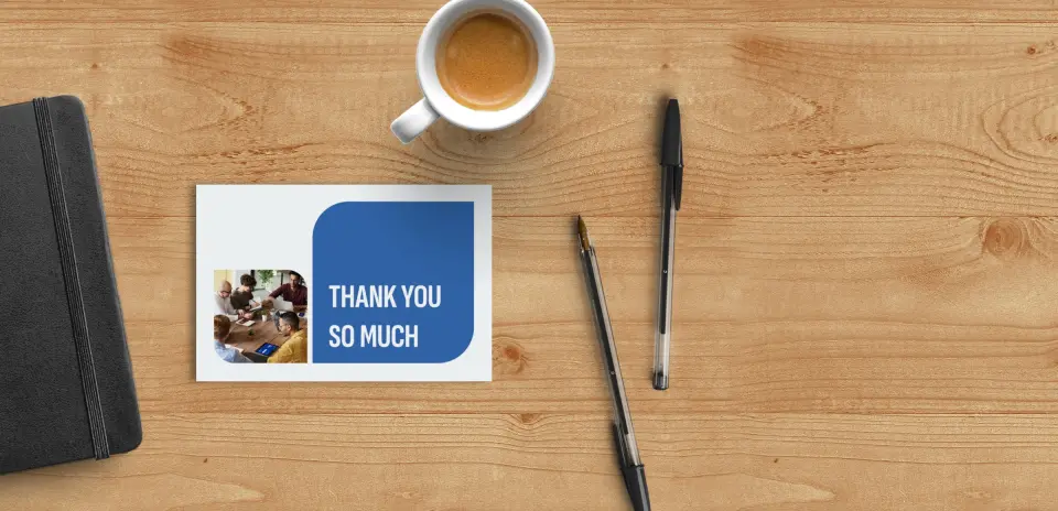 Large Thank You Cards