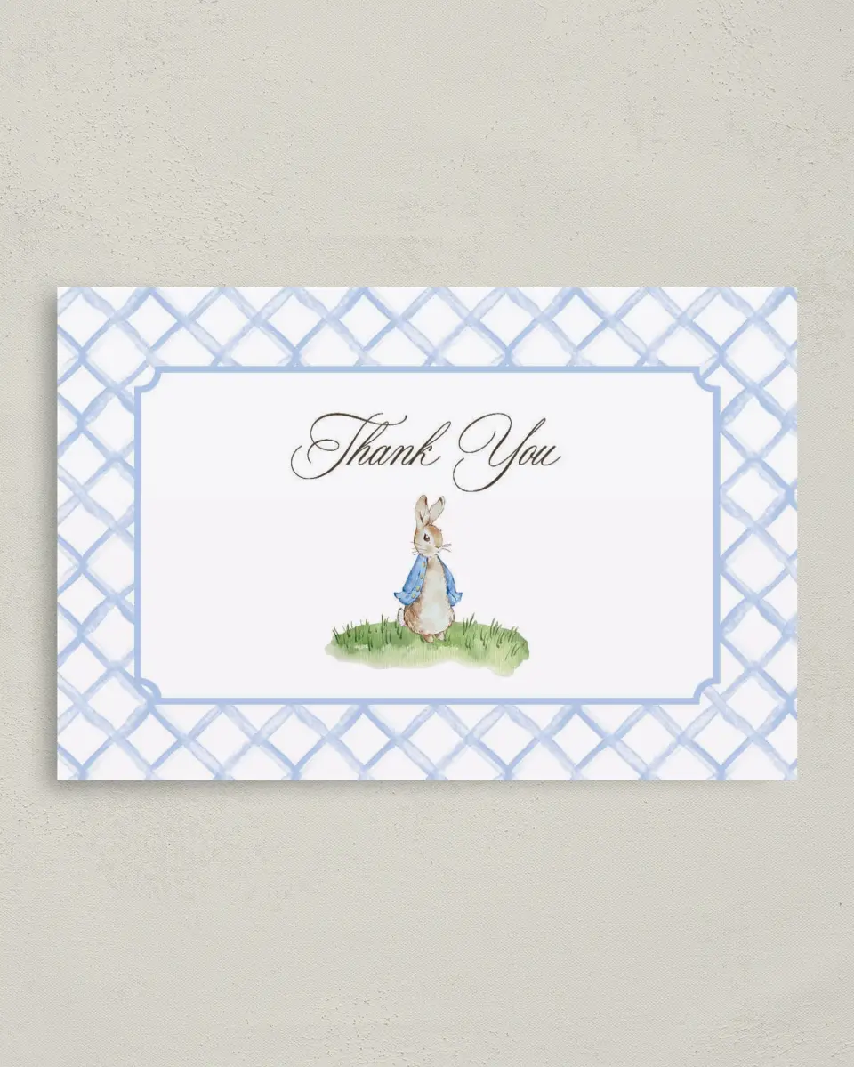This is a 4" x 6" Folded Newlywed called Cotton Tale printed in full color on Premium Smooth paper