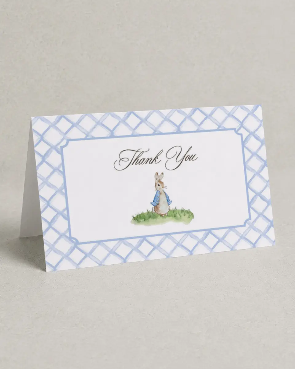 This is a 4" x 6" Folded Newlywed called Cotton Tale printed in full color on Premium Smooth paper