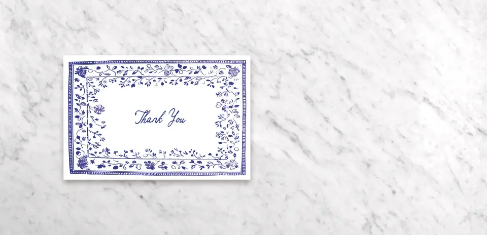 Thank You Card Front