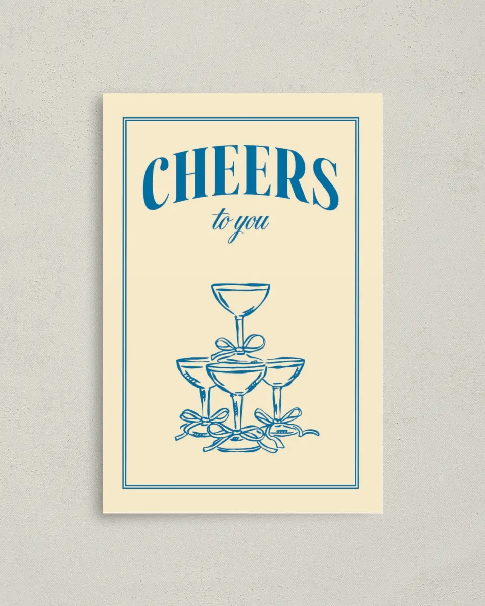 This is a 4" x 6" Folded Bachelorette Party Thank You Card called Wife of the Party printed in full color on Premium Smooth paper