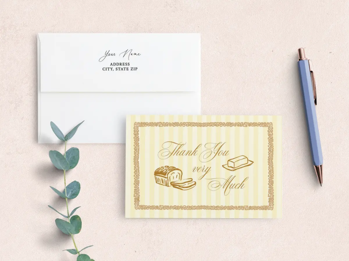Front with Envelope Design