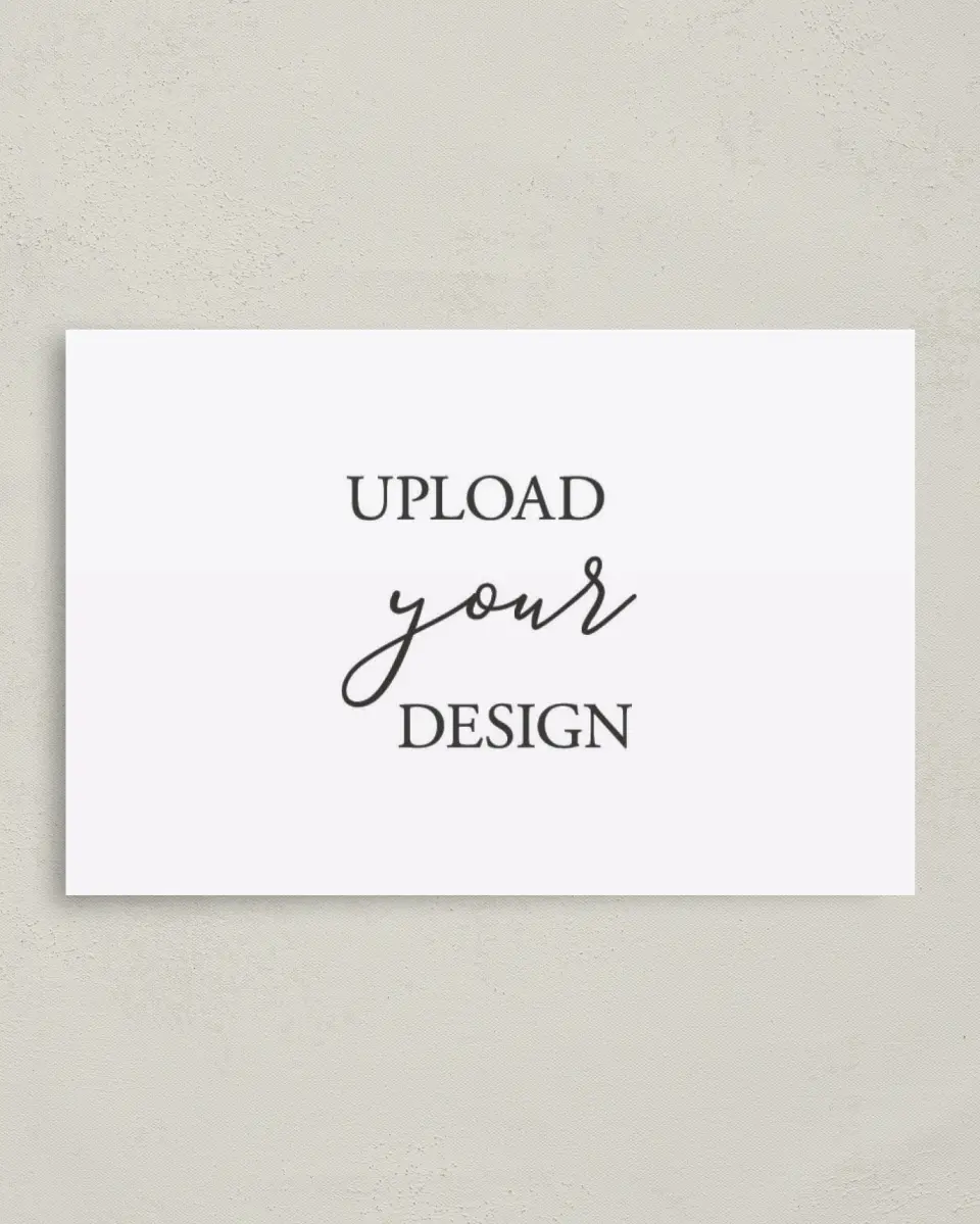 This is a 4" x 6" Folded Upload Your Design called 4" x 6" Folded Cards printed in full color on Premium Smooth paper