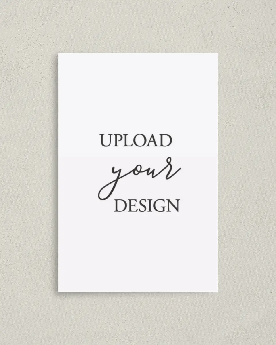 This is a 4" x 6" Folded Business Upload Your Design called 4" x 6" Folded Cards printed in full color on Premium Smooth paper