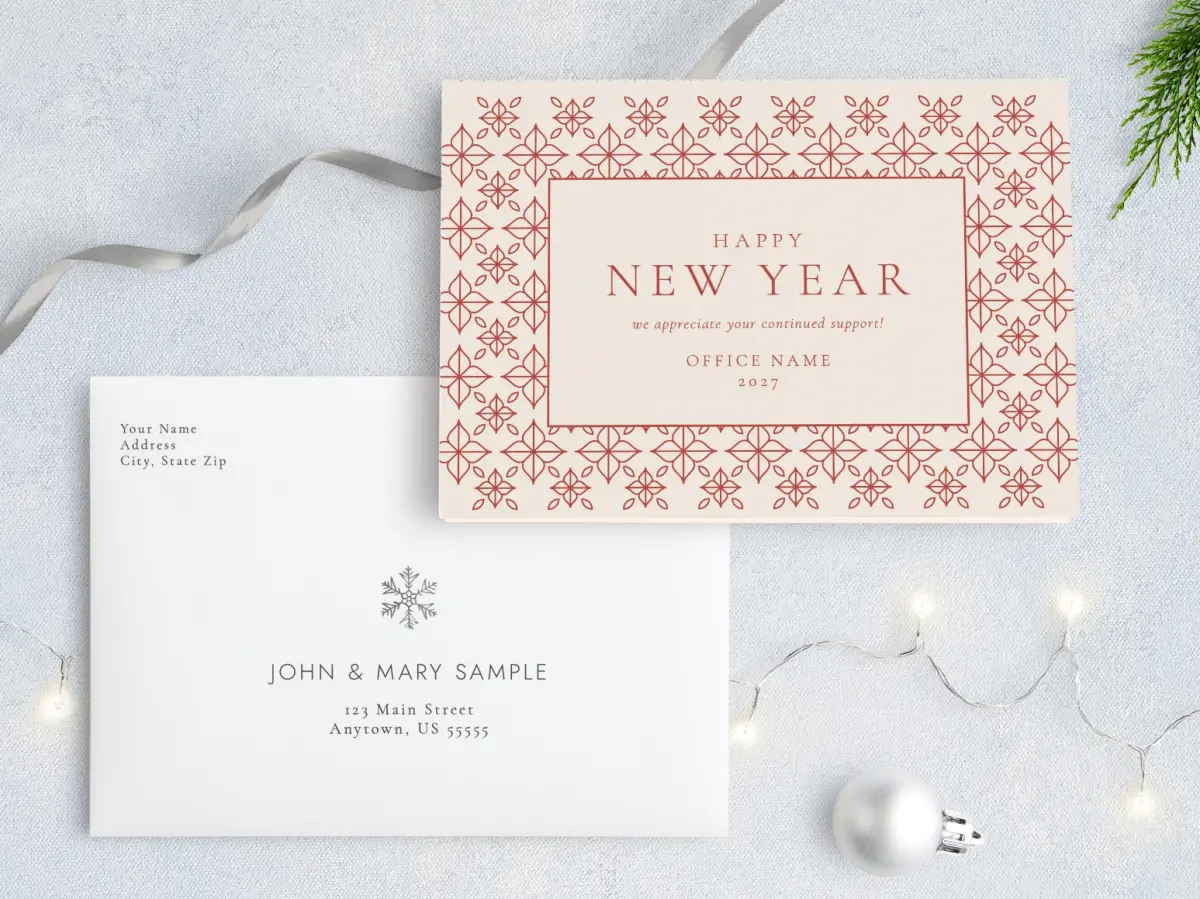 Front with Envelope Design