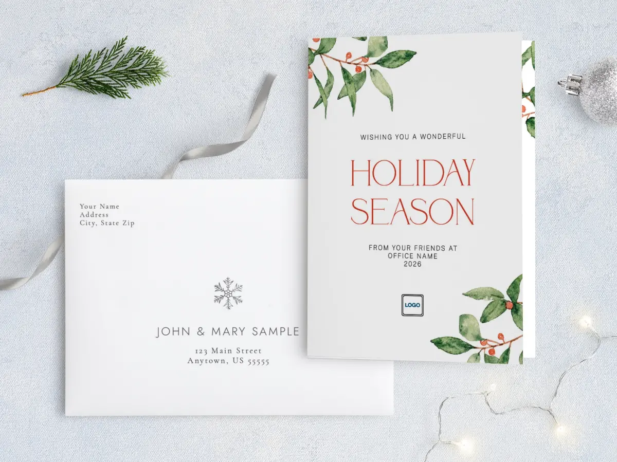 Front with Envelope Design