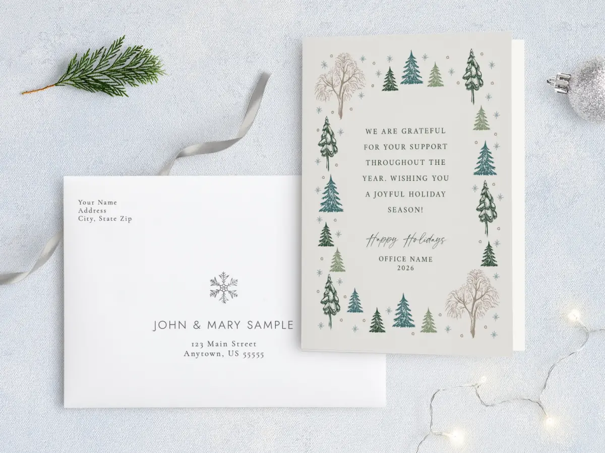 Front with Envelope Design