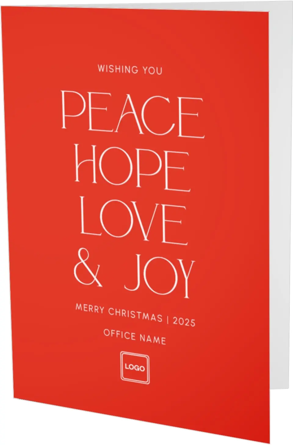 This is a 4.8" x 6.8" Folded Christmas Card called Christmas Truth printed in full color
