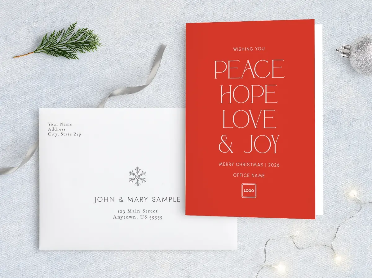 Front with Envelope Design