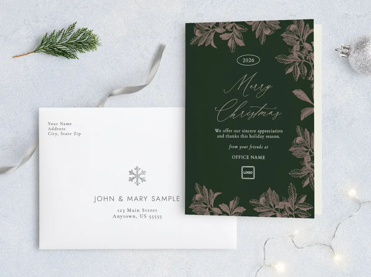 Front with Envelope Design
