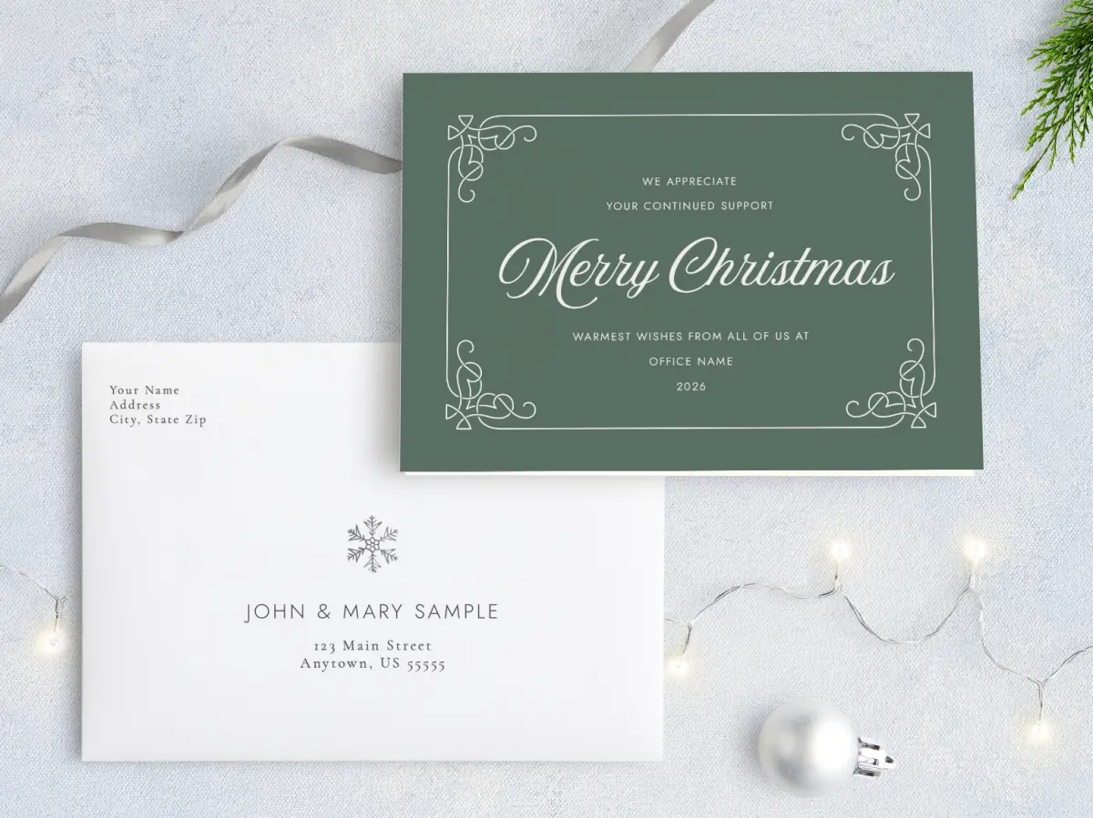 Front with Envelope Design