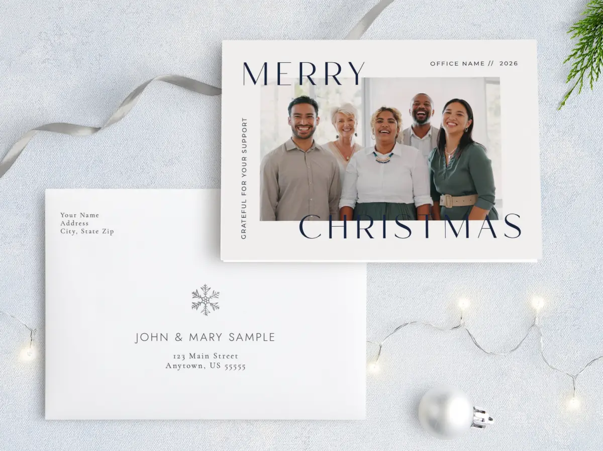 Front with Envelope Design