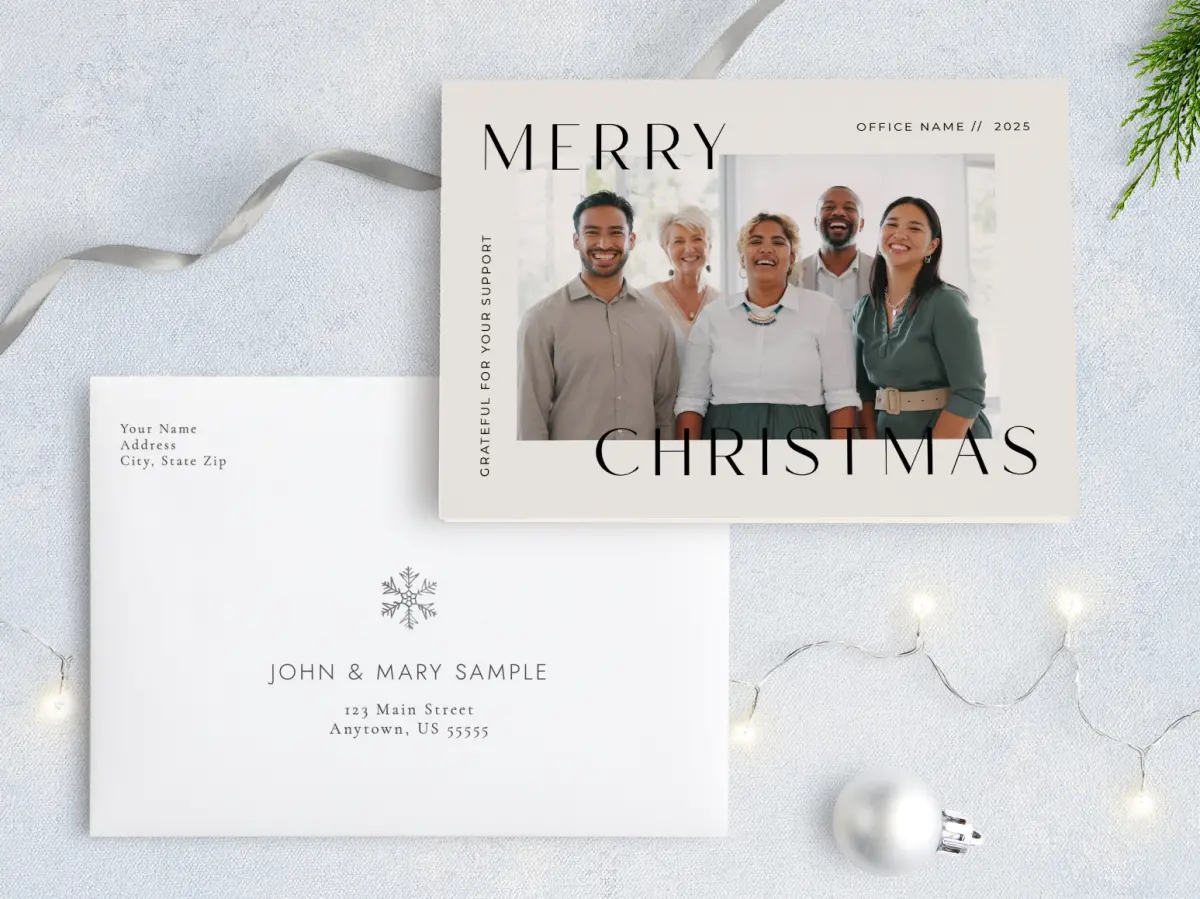 Front with Envelope Design