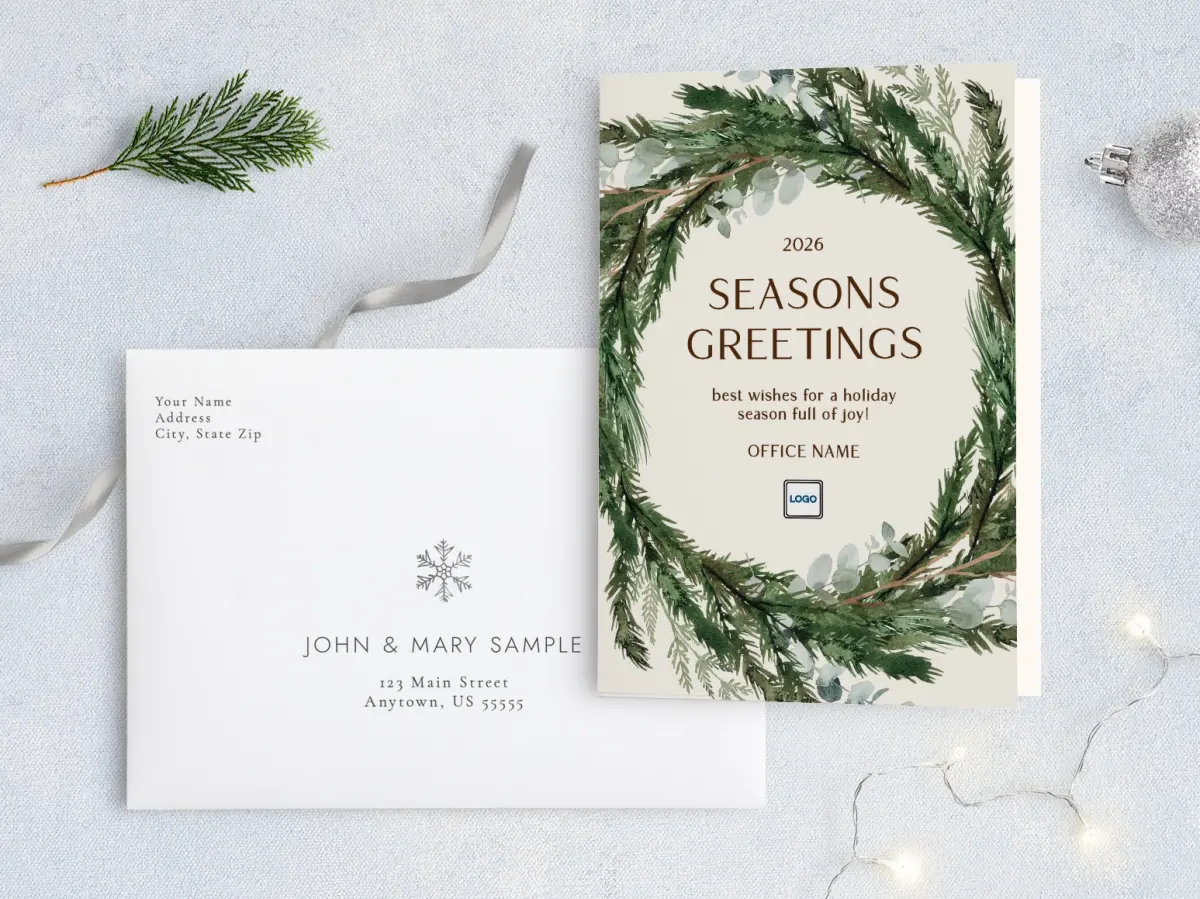 Front with Envelope Design