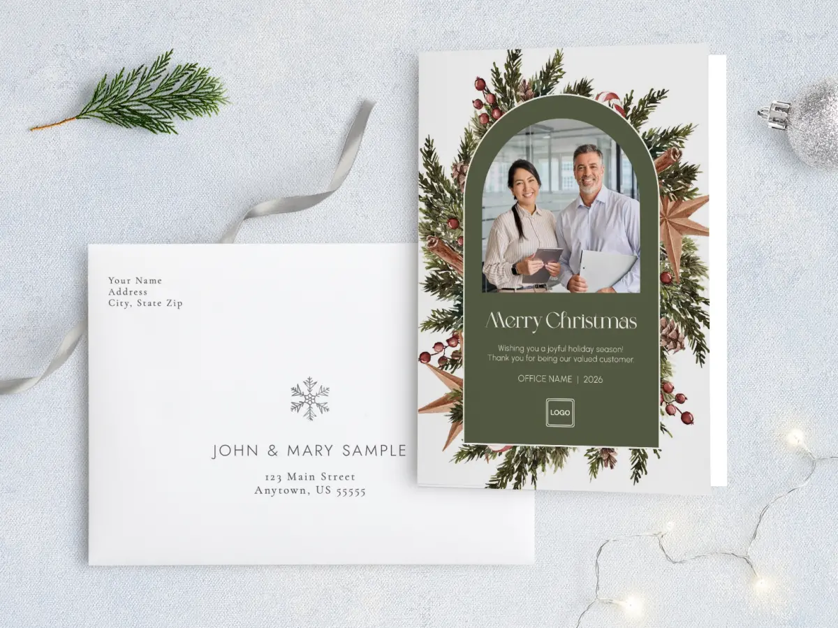 Front with Envelope Design