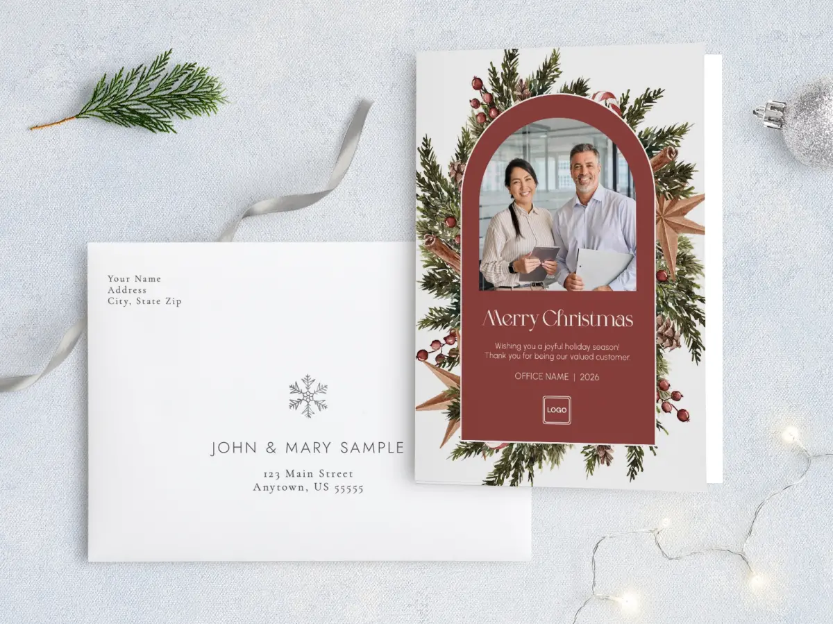 Front with Envelope Design