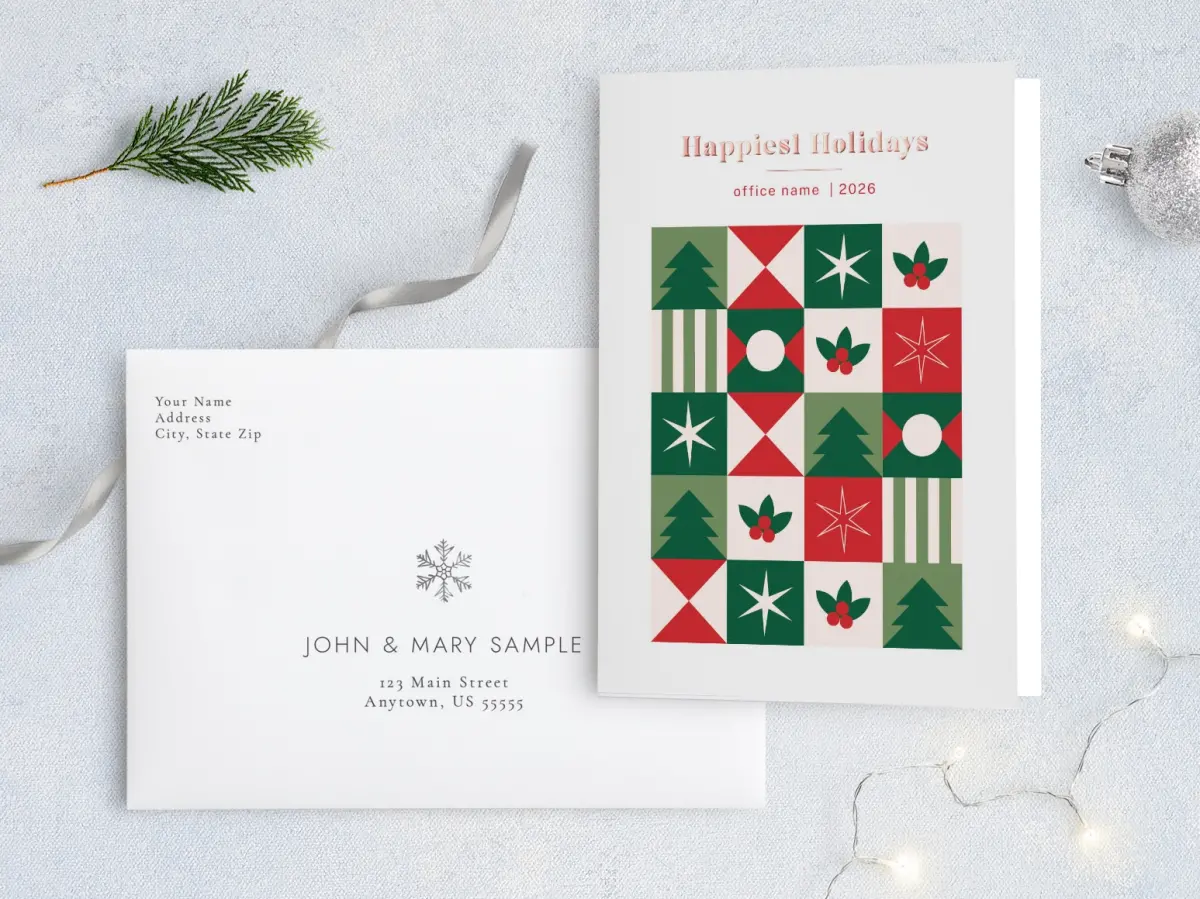 Front with Envelope Design