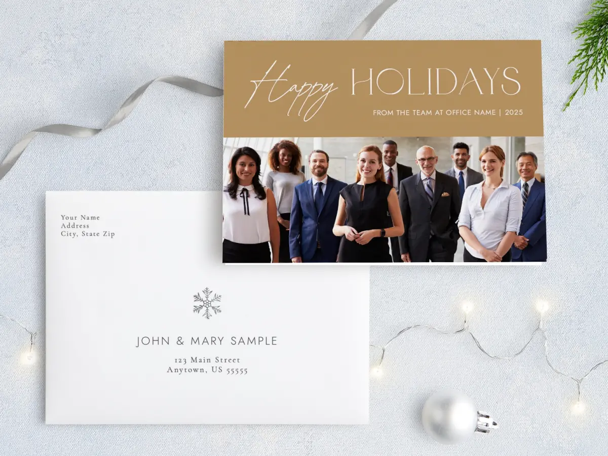 Front with Envelope Design