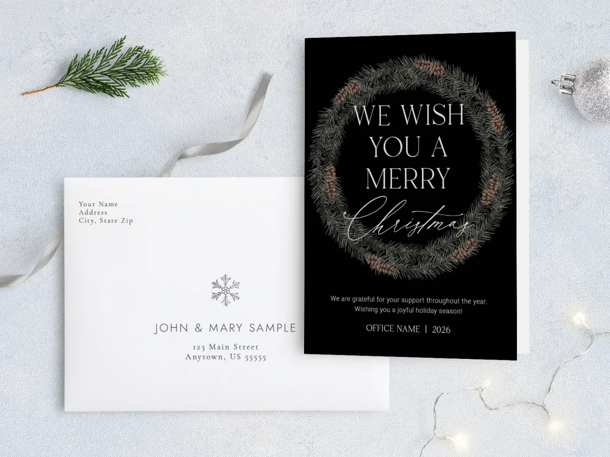 Front with Envelope Design
