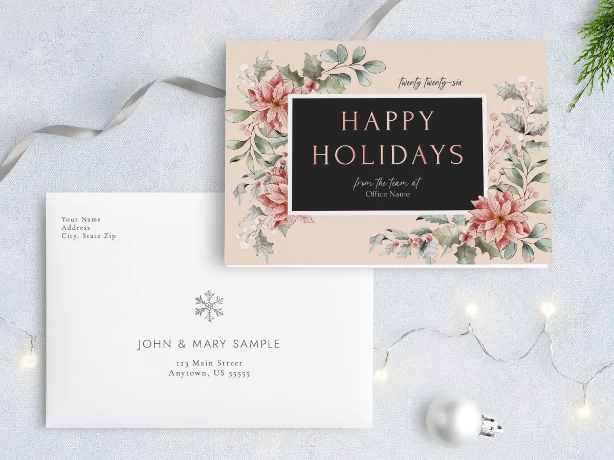 Front with Envelope Design