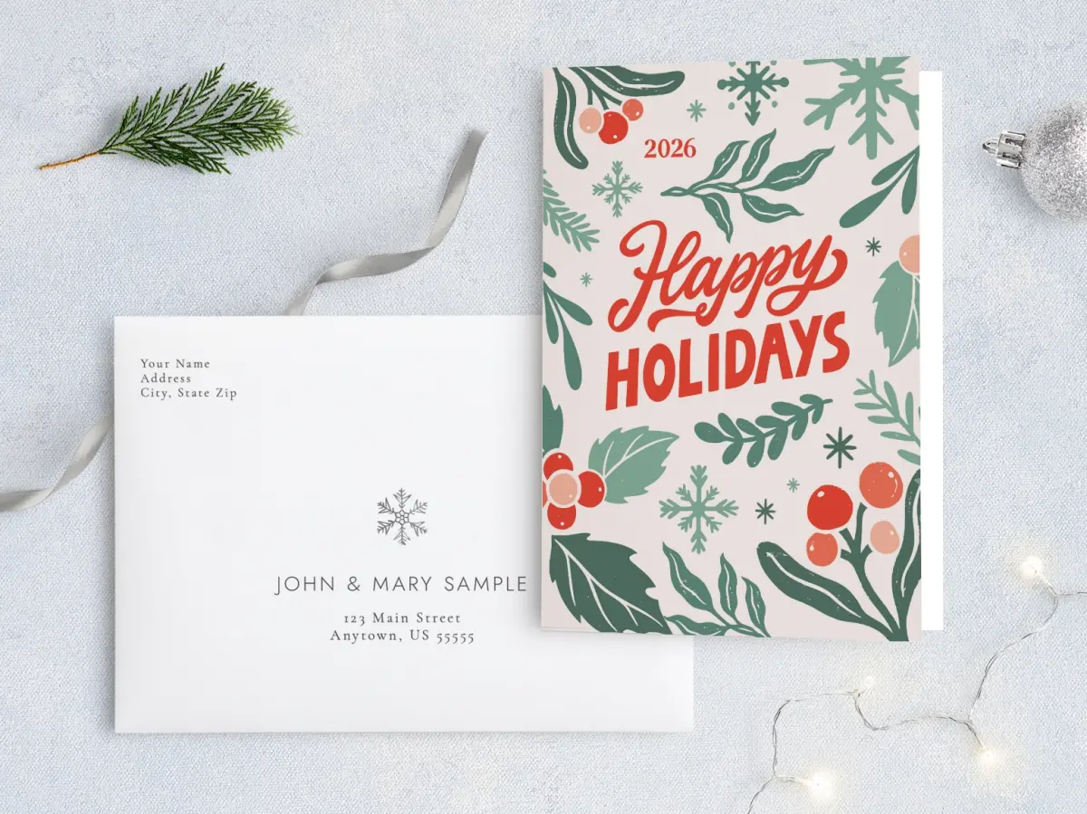 Front with Envelope Design