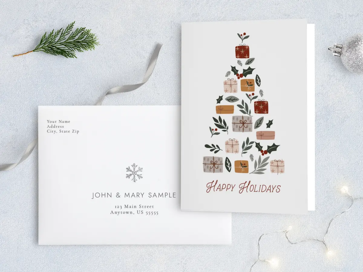 Front with Envelope Design