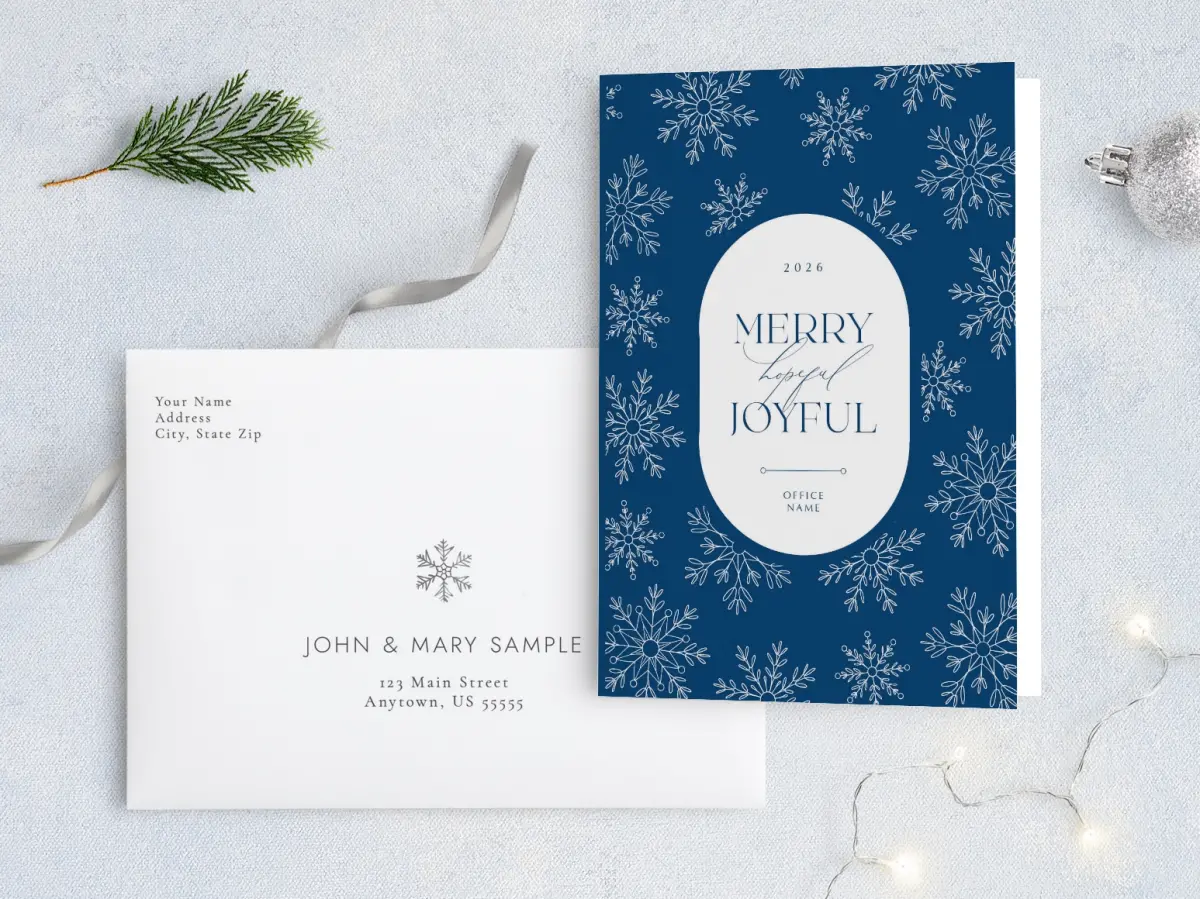 Front with Envelope Design