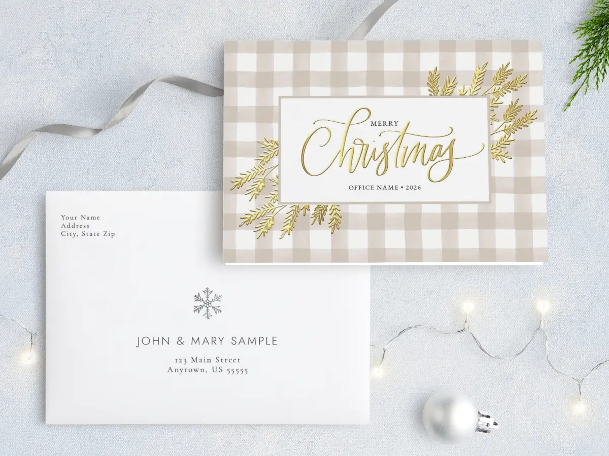 Front with Envelope Design