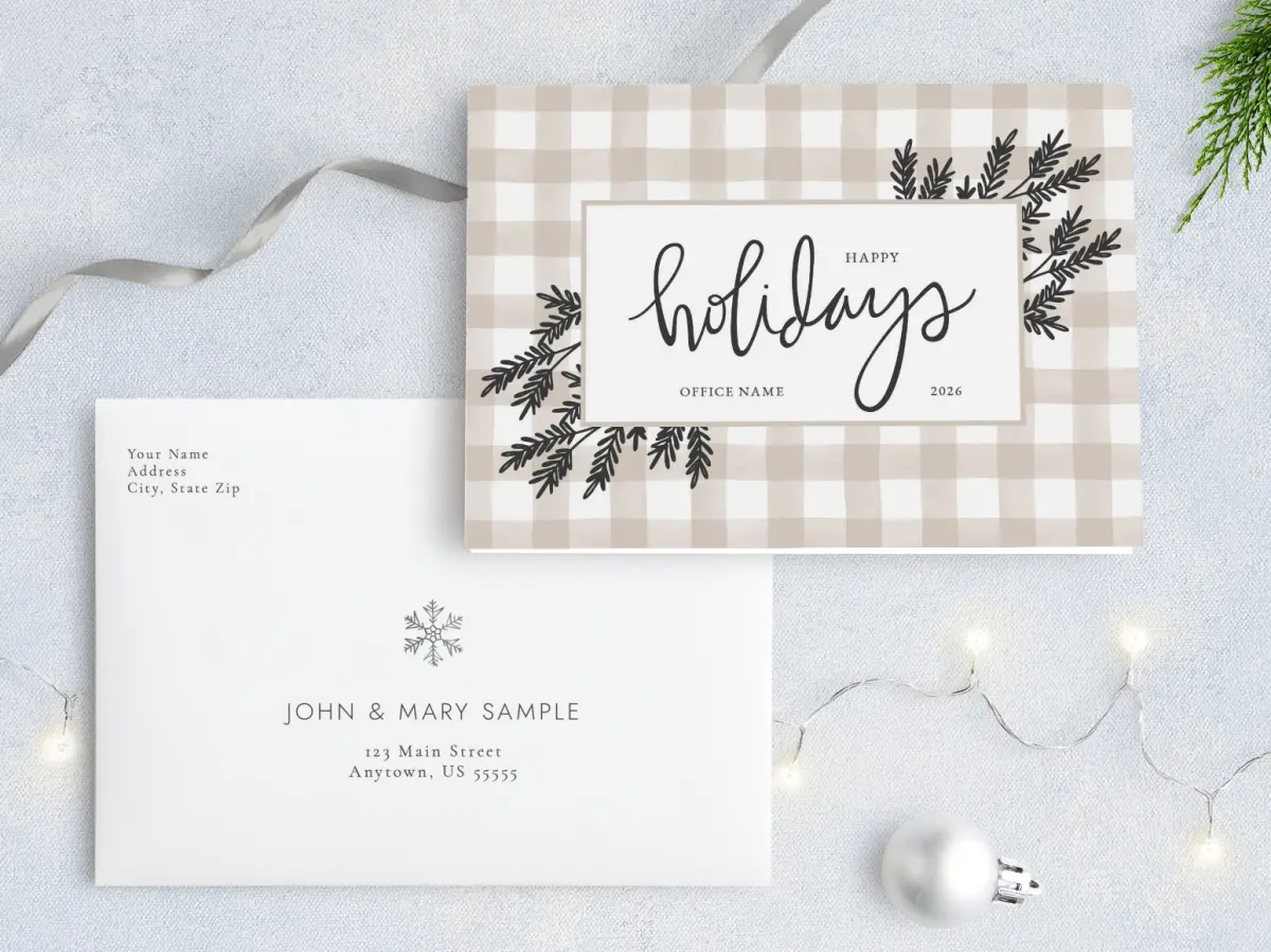 Front with Envelope Design