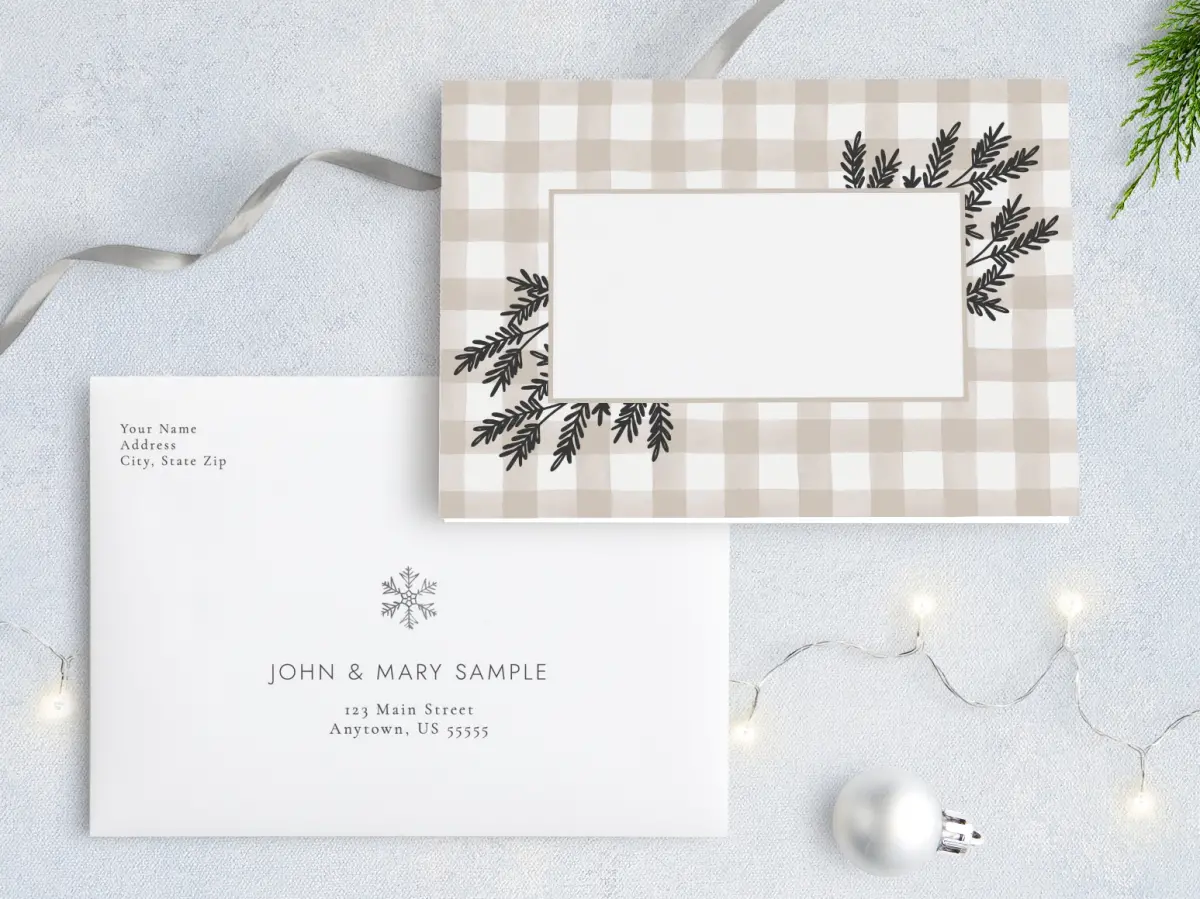 Front with Envelope Design