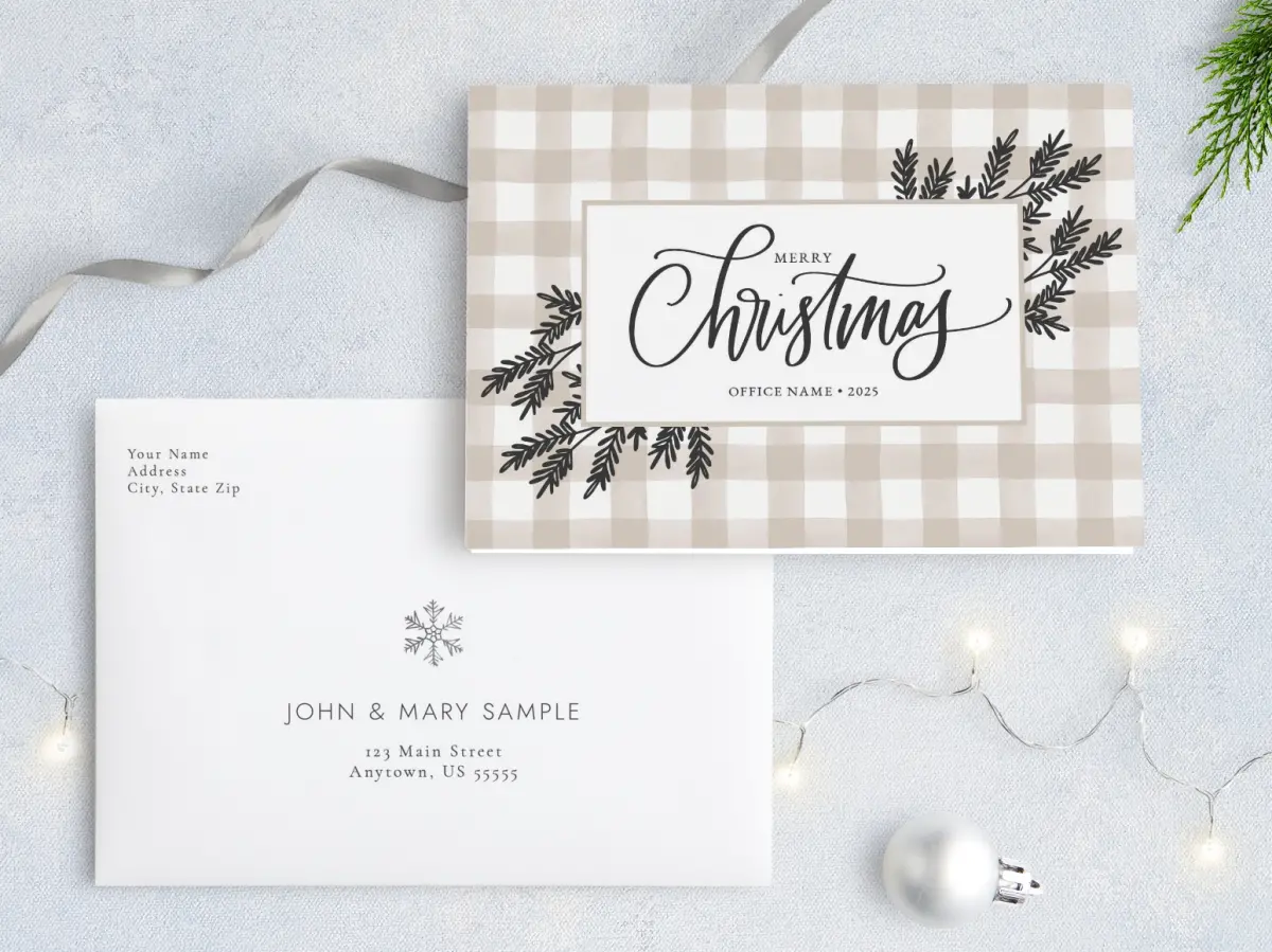 Front with Envelope Design