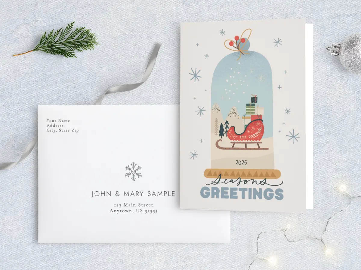 Front with Envelope Design
