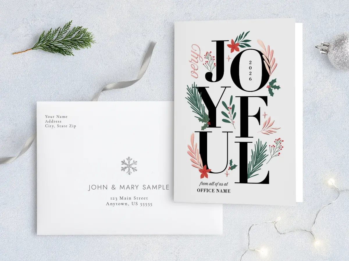 Front with Envelope Design