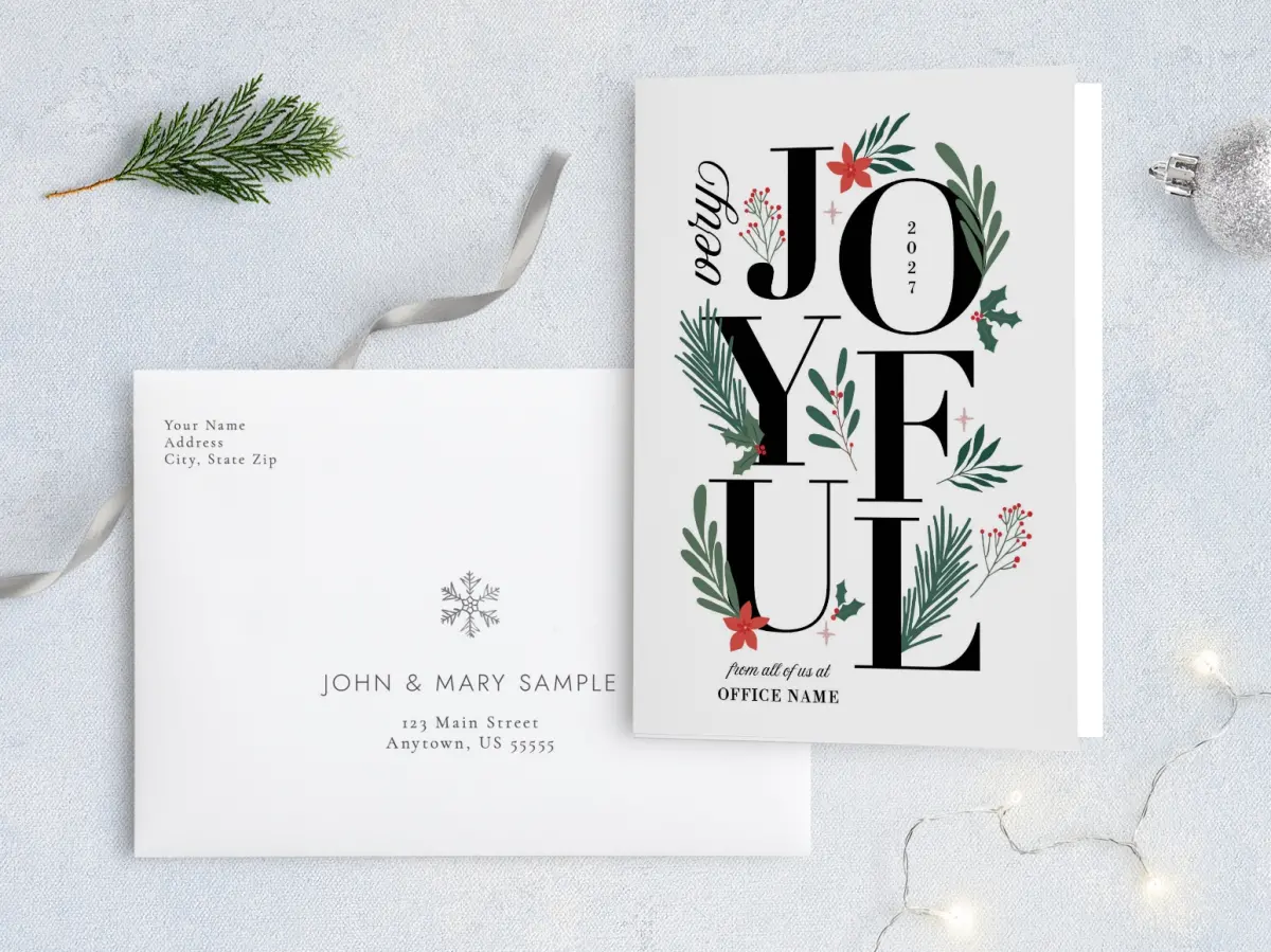 Front with Envelope Design