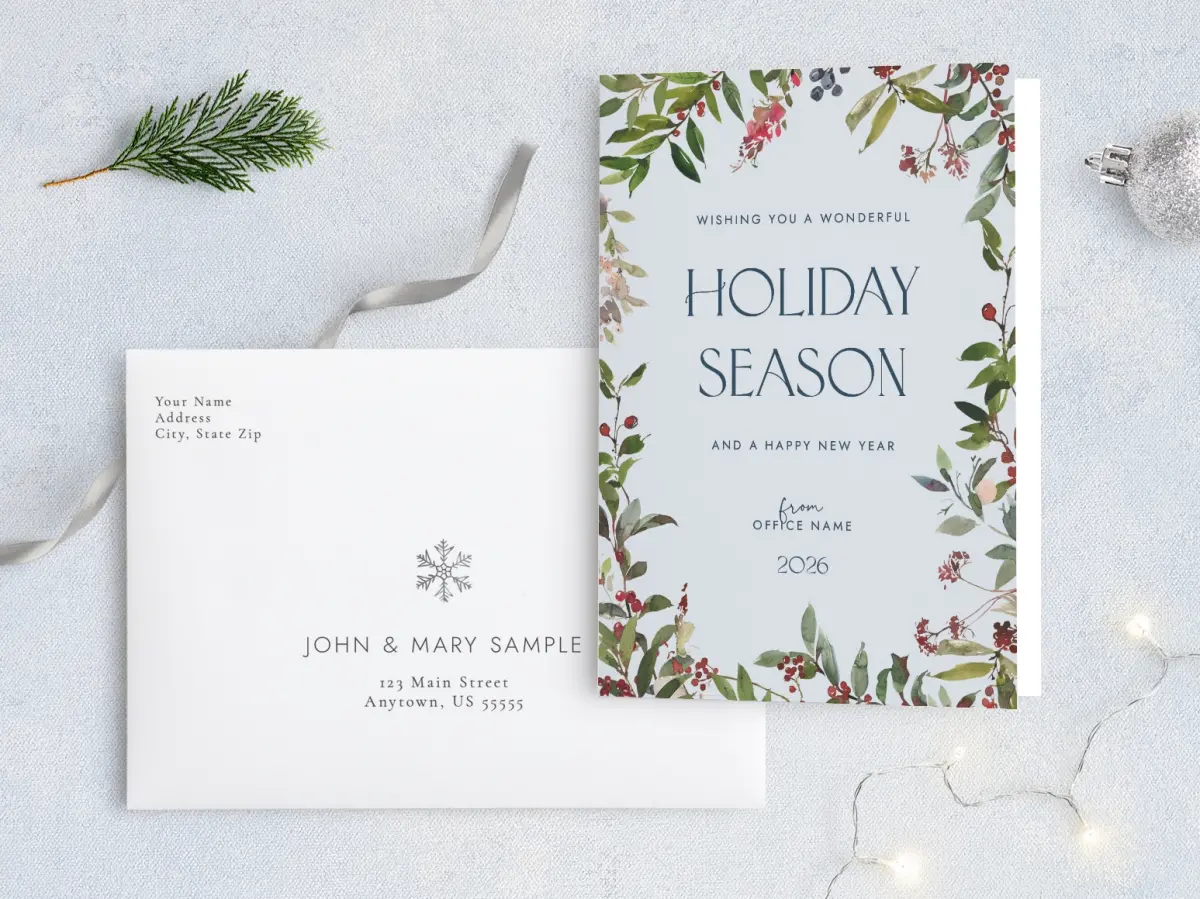 Front with Envelope Design