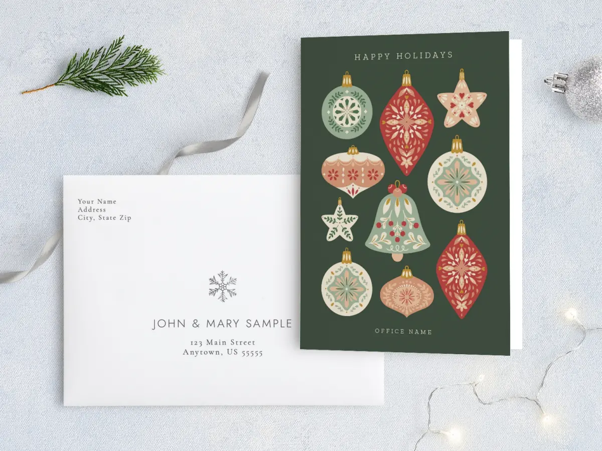 Front with Envelope Design