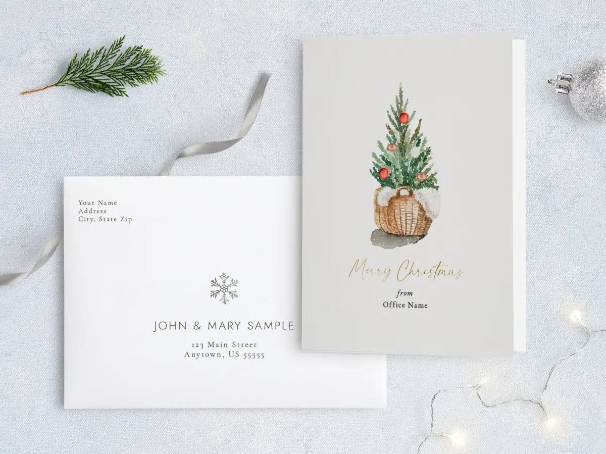Front with Envelope Design